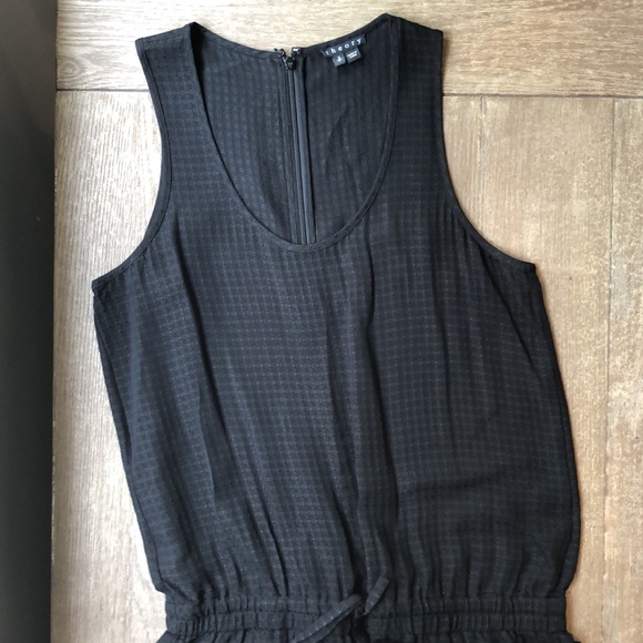 NWOT Theory Lortan Belfry Black Silk Jumpsuit - Picture 6 of 13